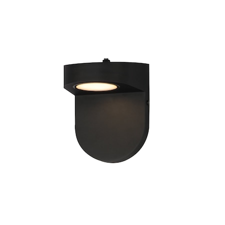 Maxim Lighting Ledge LED Outdoor Wall Sconce w/ Photocell, Black 86198BK/PHC